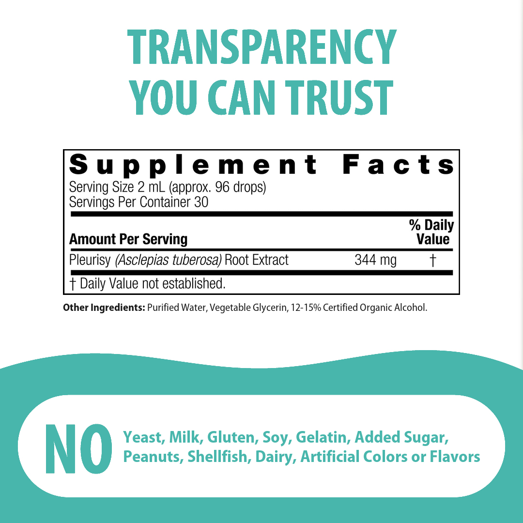 Pleurisy Extract - Low Alcohol Liquid