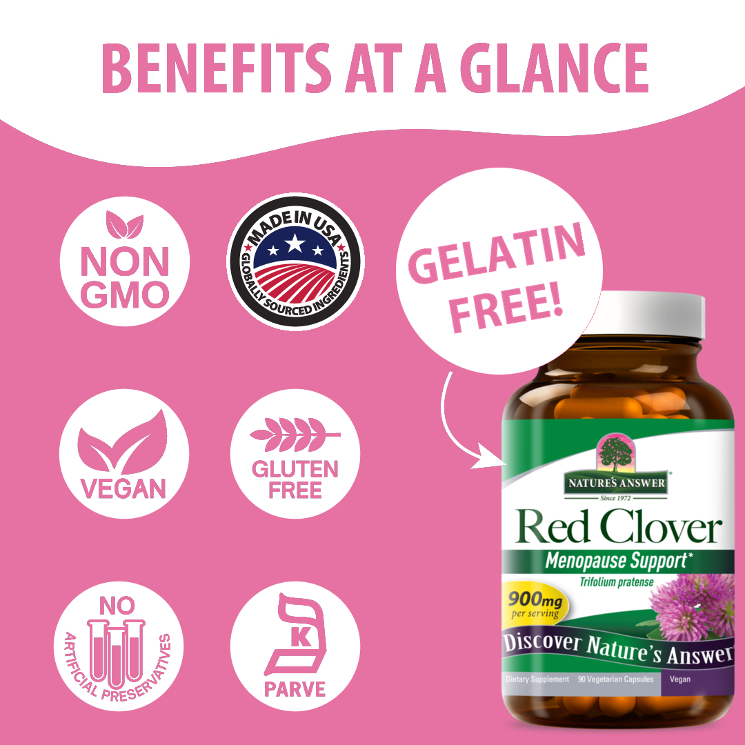 Red Clover - Veggie Capsules
