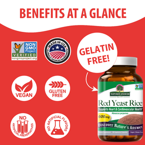 Red Yeast Rice - Veggie Capsules