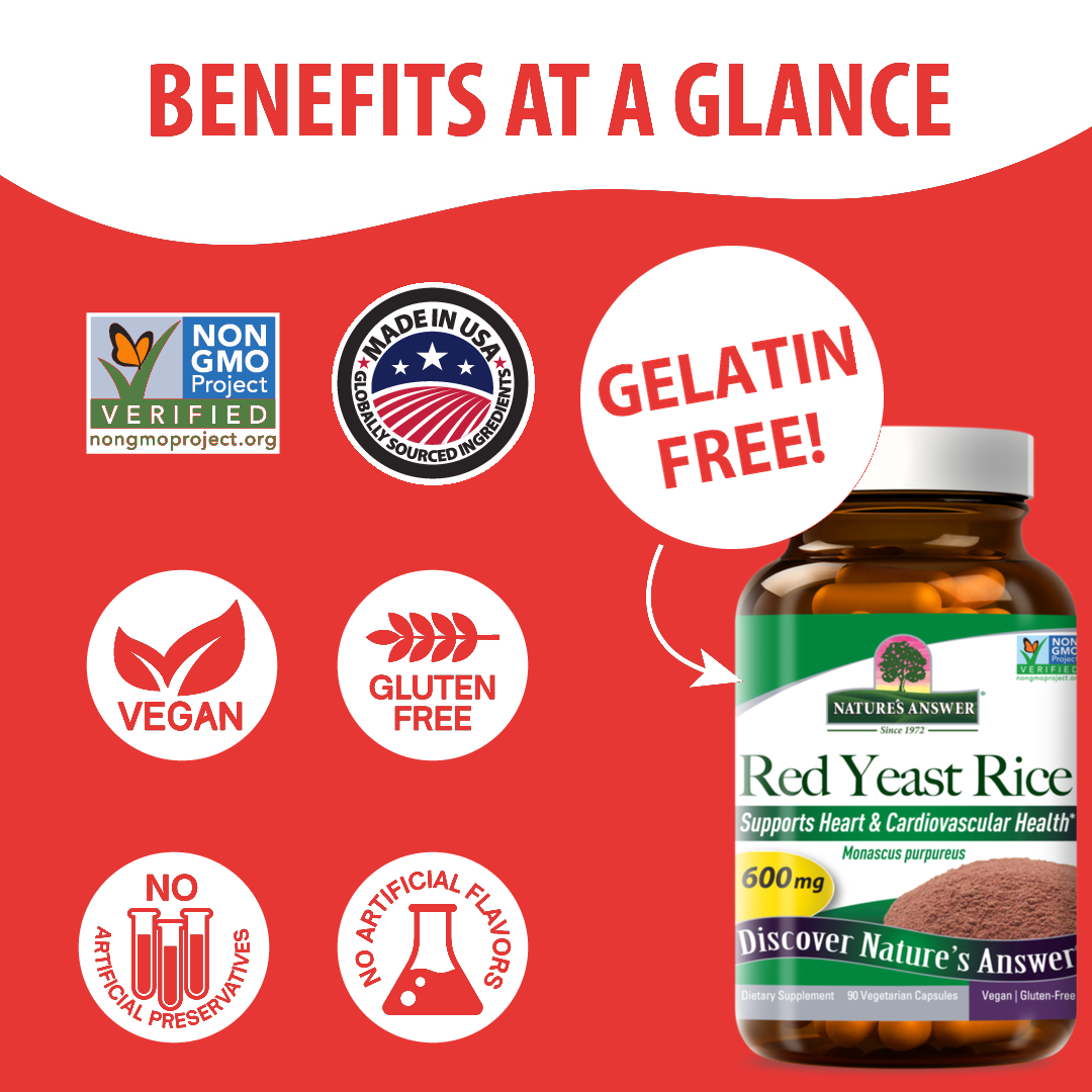 Red Yeast Rice - Veggie Capsules