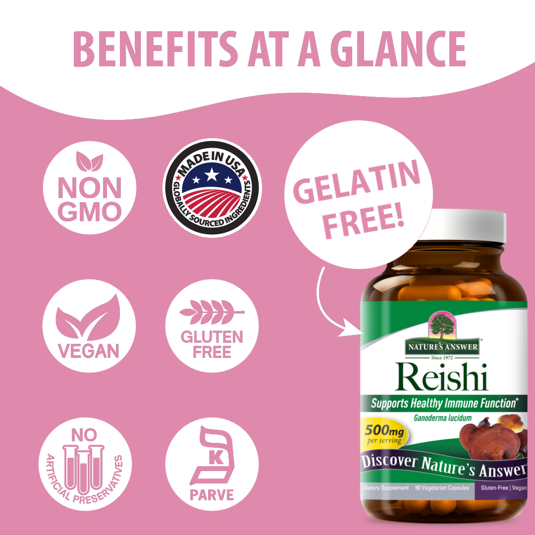 Reishi Mushroom - Veggie Capsules