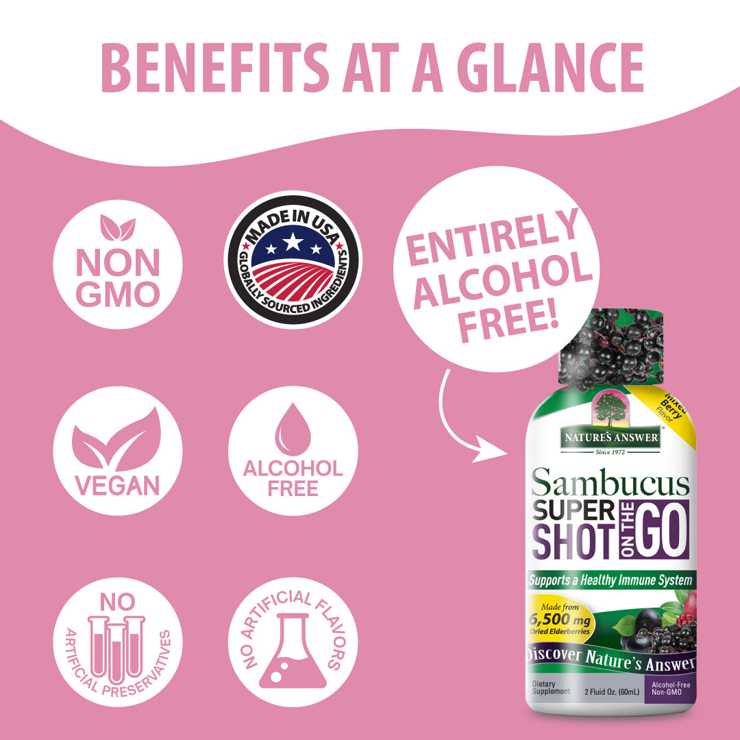 Sambucus Shot On The Go - Alcohol Free Liquid