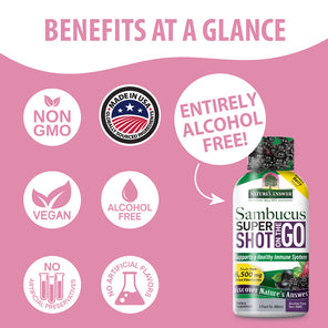 Sambucus Shot On The Go - Alcohol Free Liquid
