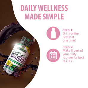 Sambucus Shot On The Go - Alcohol Free Liquid
