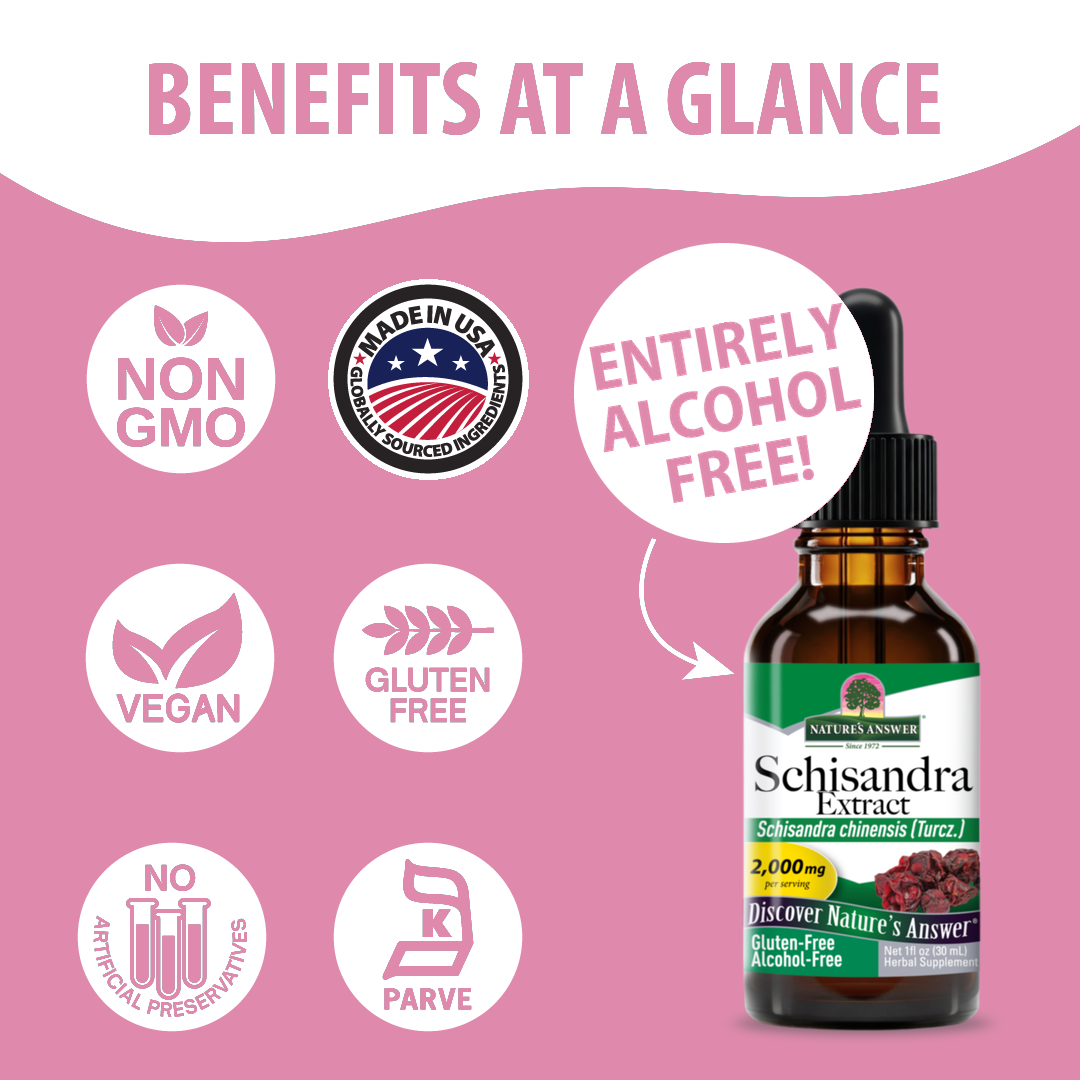 Schisandra Extract - Alcohol Free Liquid