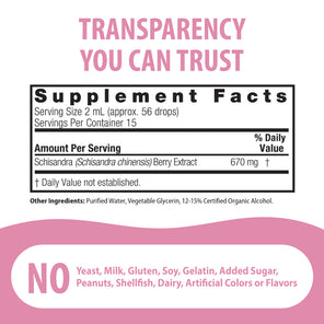 Schisandra Extract - Low Alcohol Liquid