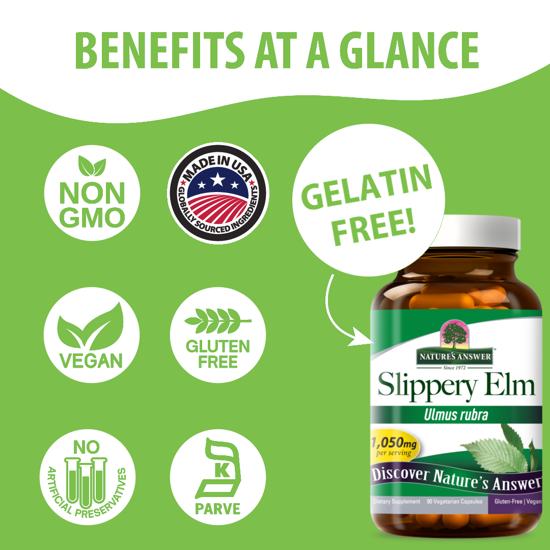Slippery Elm - Veggie Capsules