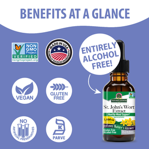 St John's Wort Extract - Alcohol Free Liquid
