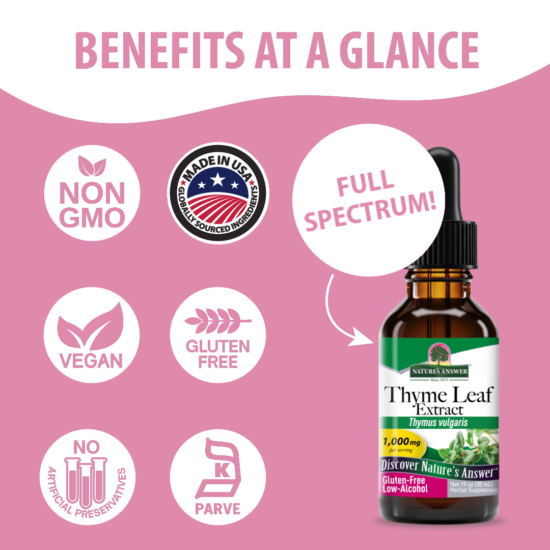 Thyme Extract - Low Alcohol Liquid