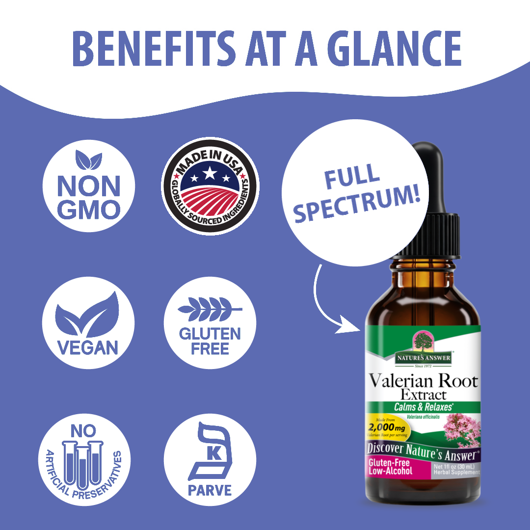 Valerian Root Extract - Low Alcohol Liquid