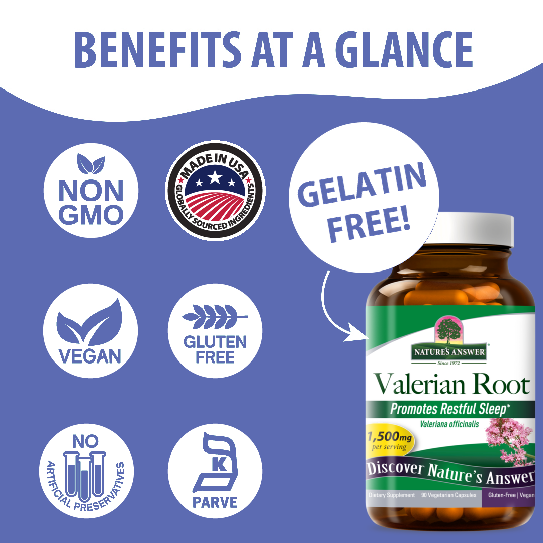 Valerian Root - Veggie Capsules