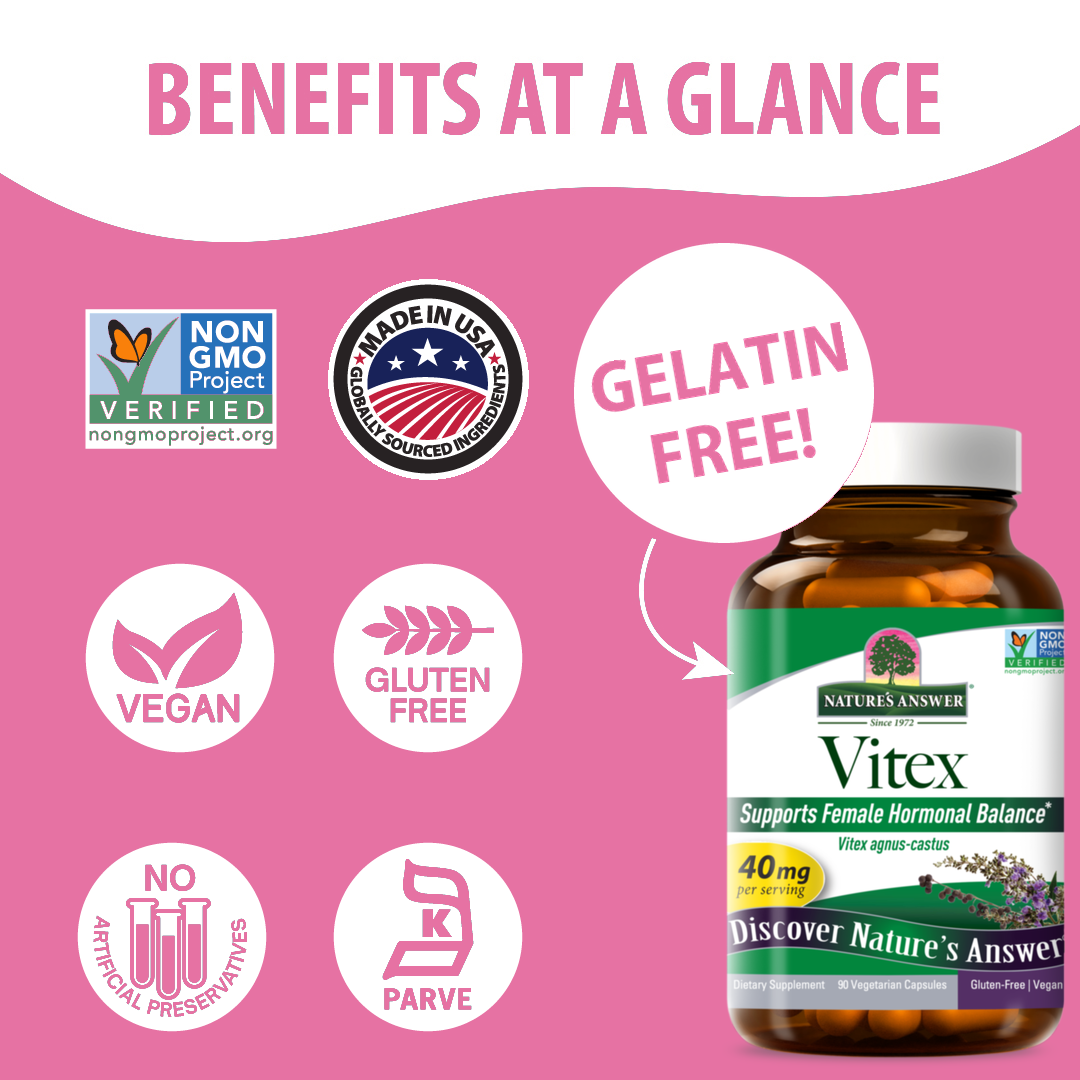 Vitex Agnus Castus - Veggie Capsules