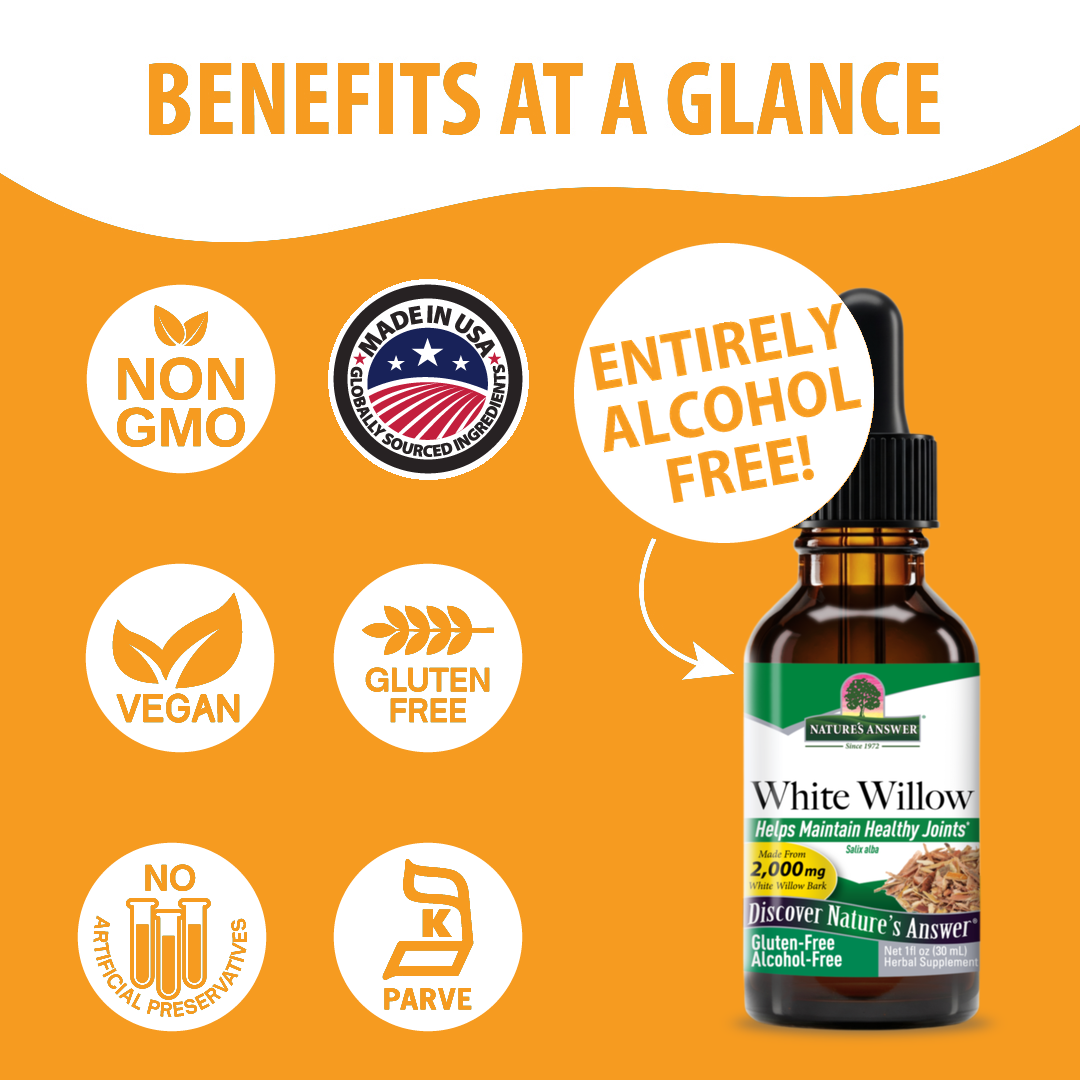 White Willow Extract - Alcohol Free Liquid
