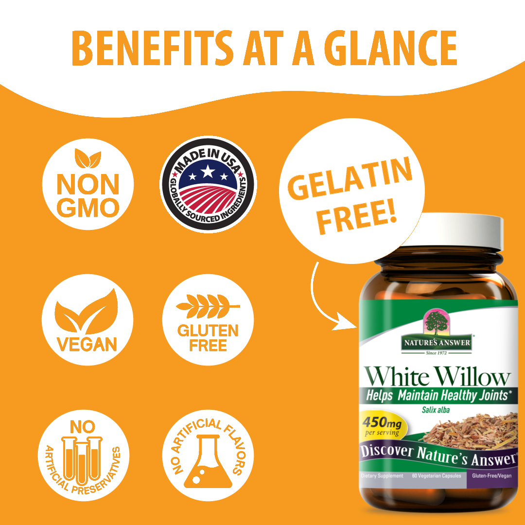 White Willow - Veggie Capsules