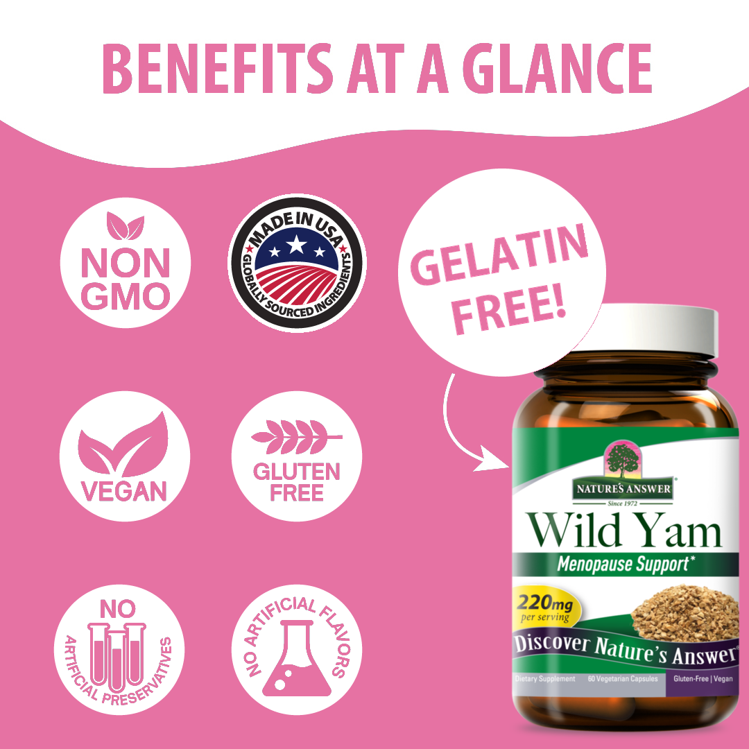 Wild Yam - Veggie Capsules