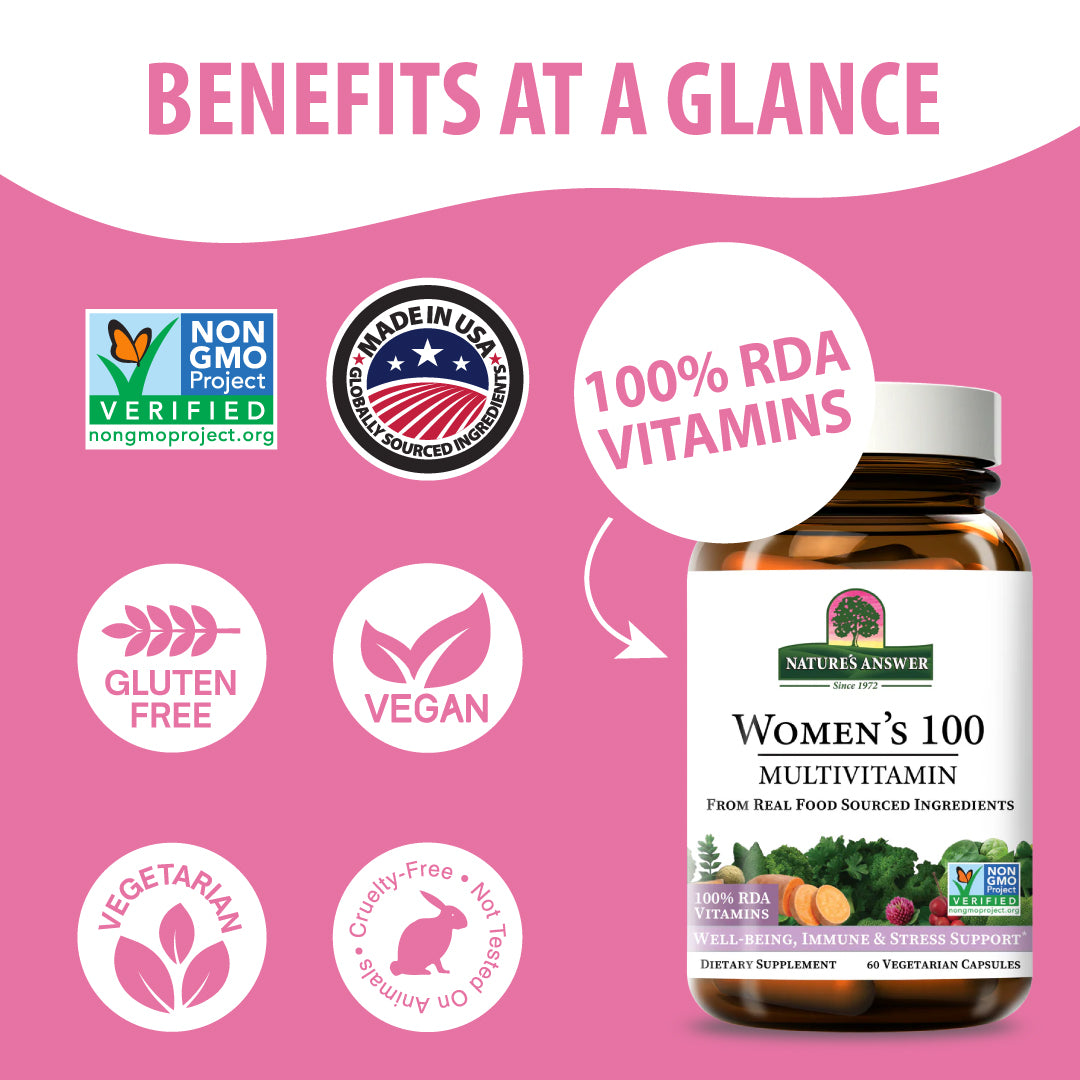 Women's 100 Multivitamin - Veggie Capsules