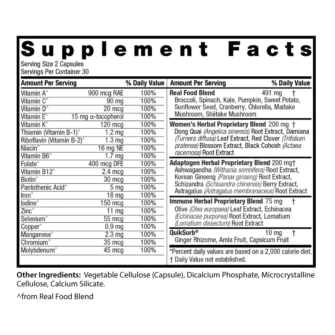 Women's 100 Multivitamin - Veggie Capsules