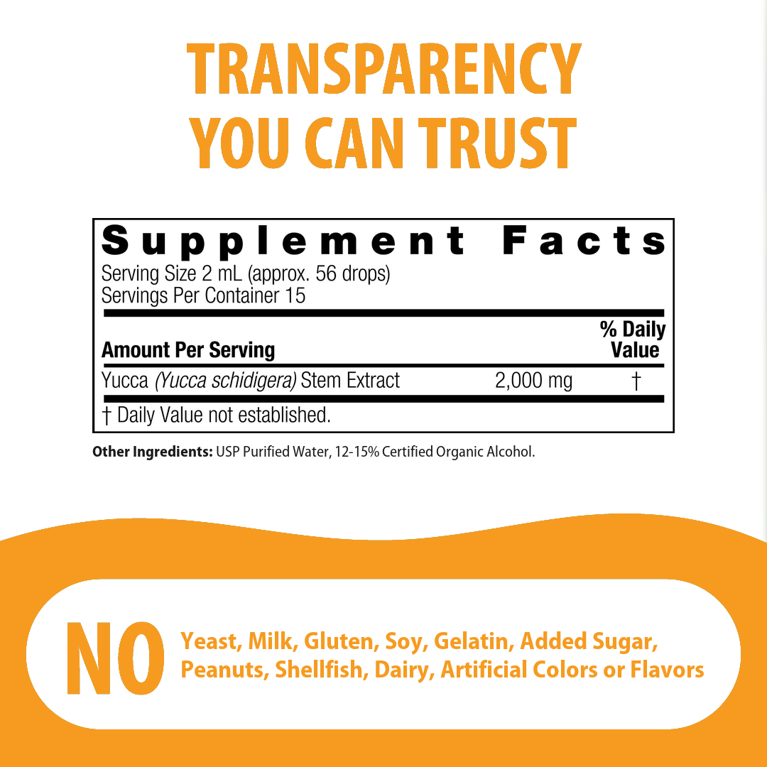 Yucca Extract - Low Alcohol Liquid