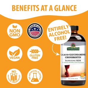 Glucosamine and Chondroitin - Alcohol Free Liquid