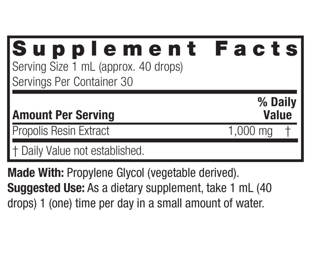 AF128 9521 REV0003 Propolis AF 1oz SFB