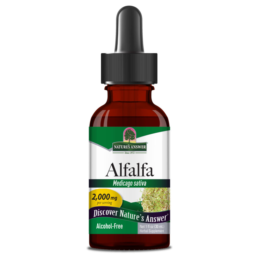 Alfalfa Liquid Extract 1oz Alcohol Free