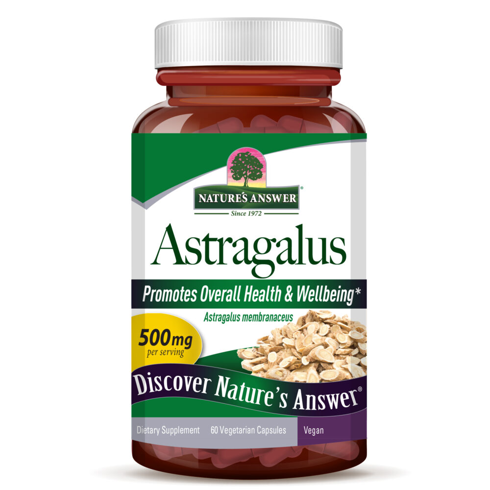 Astragalus Root Capsules 60 Count