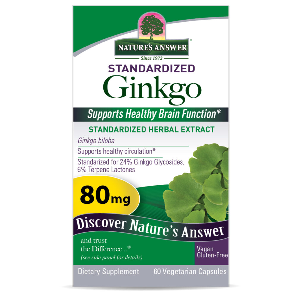 Ginkgo Standardized 60 v-caps Box