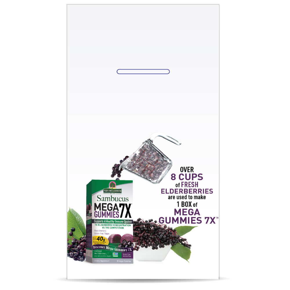 Sambucus Mega Gummies 7X 30 pack Box