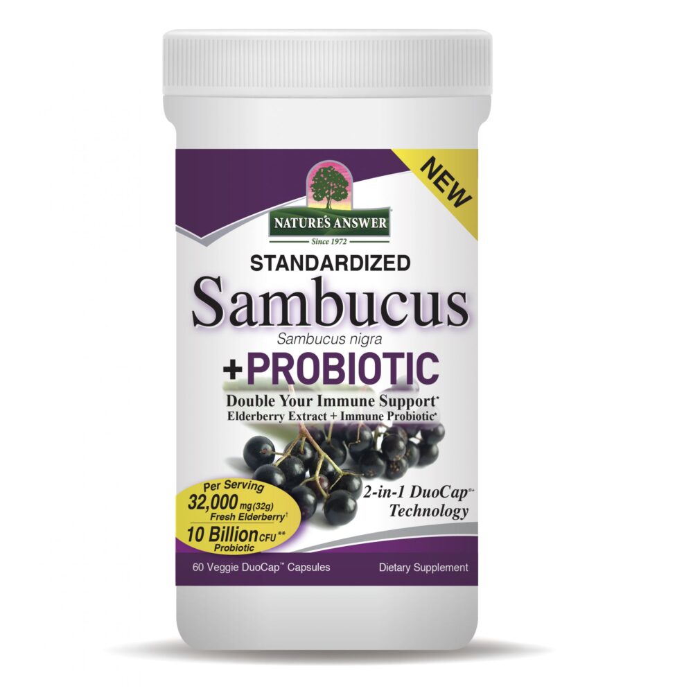 Sambucus + Probiotic 60 v-duo caps