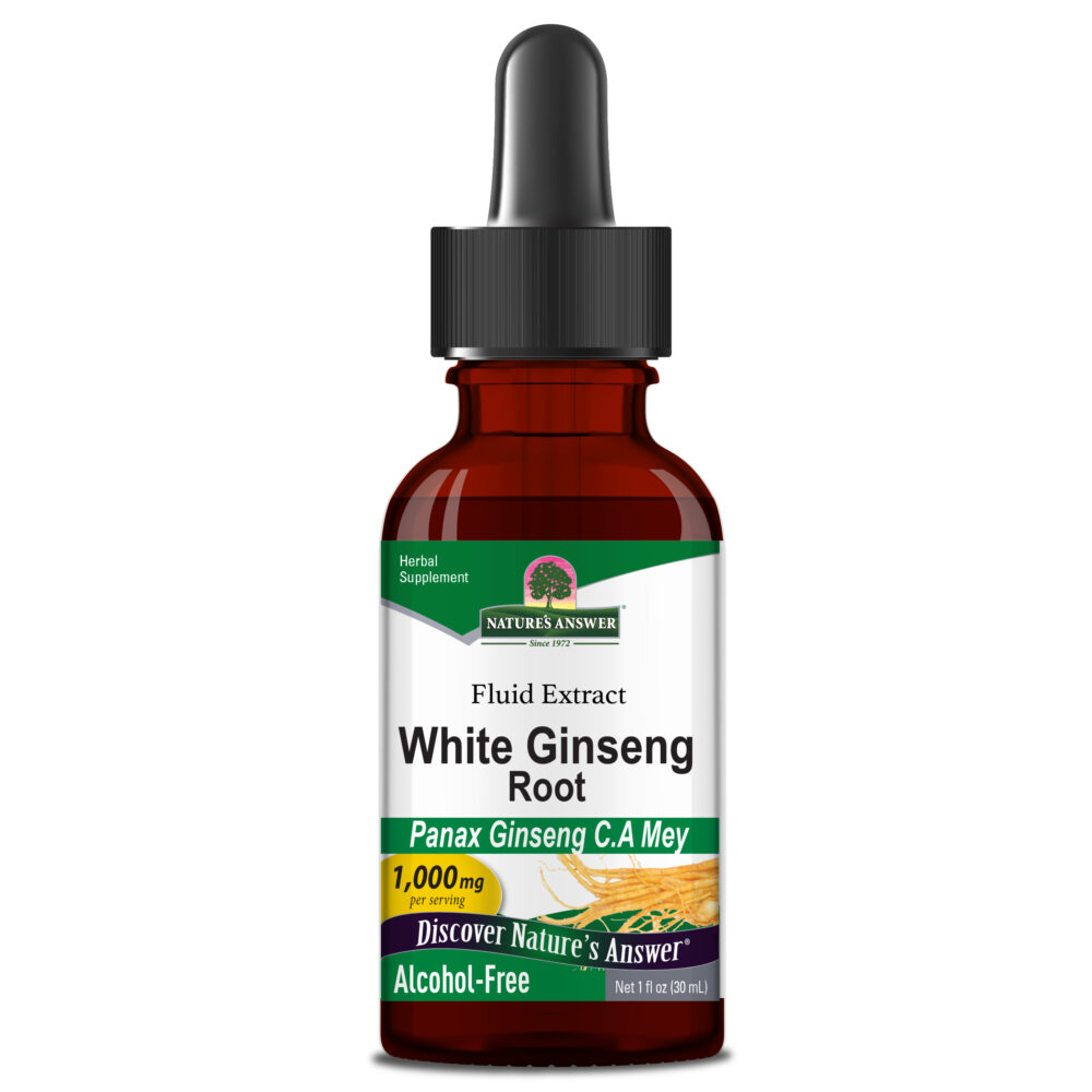 White Ginseng 1oz Alcohol Free