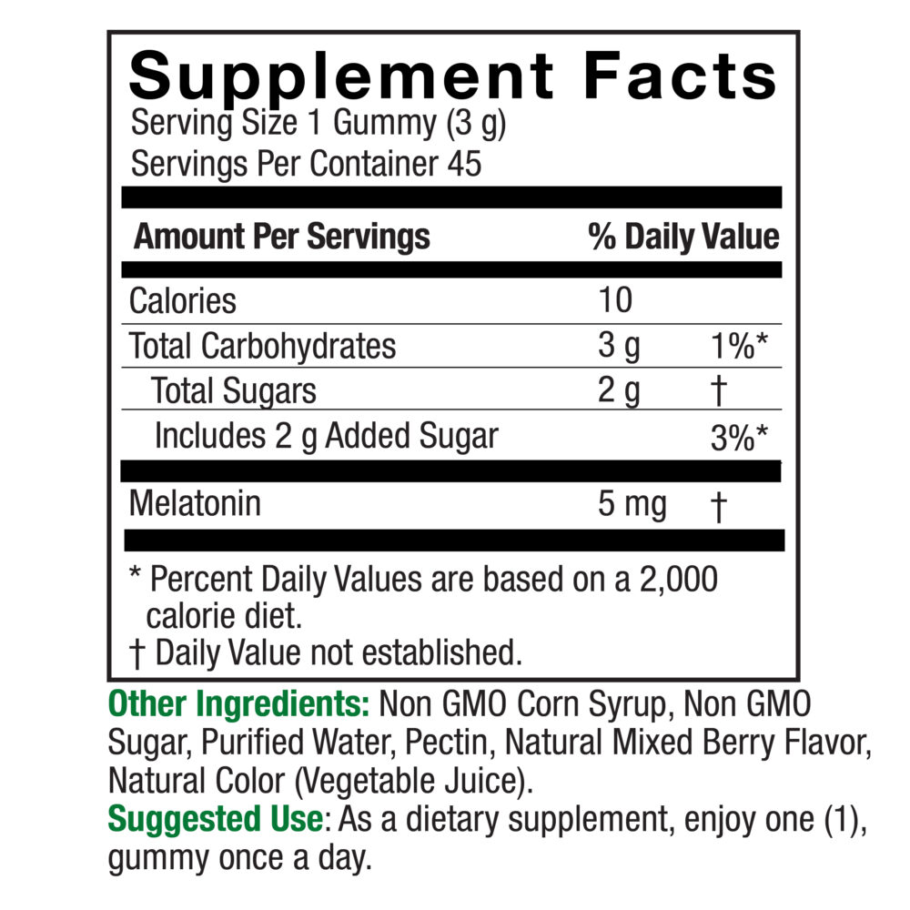 Melatonin Gummies SFB