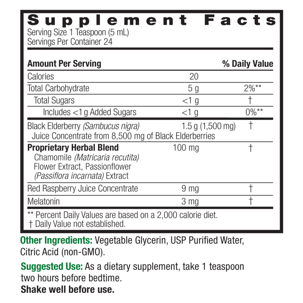 SFB for Sambucus Melatonin